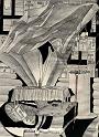 Expecting fire, 1970, Tusche-Graphit, 29,5x40,5